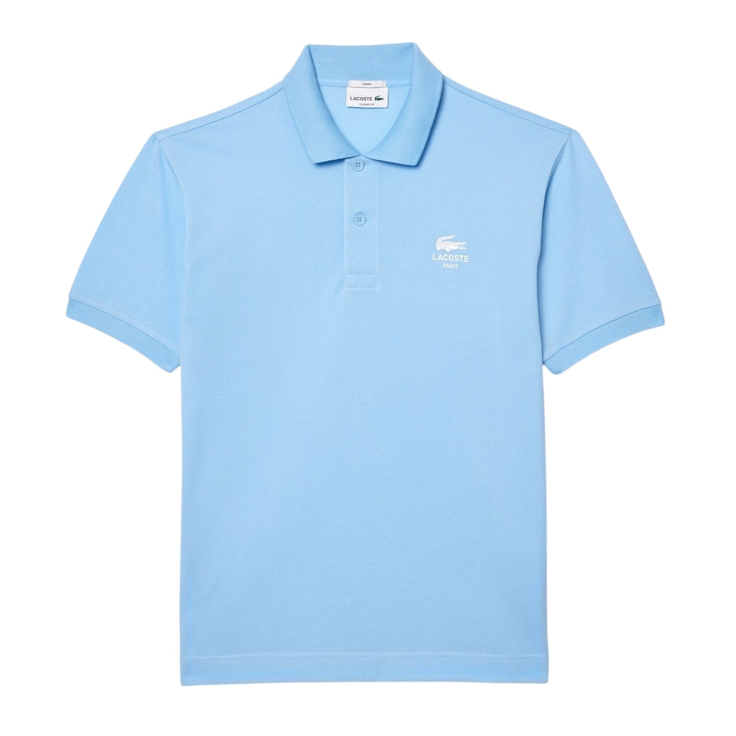 Light Blue - Front - Lacoste Mens L.12.12 Signature Classic Polo Shirt