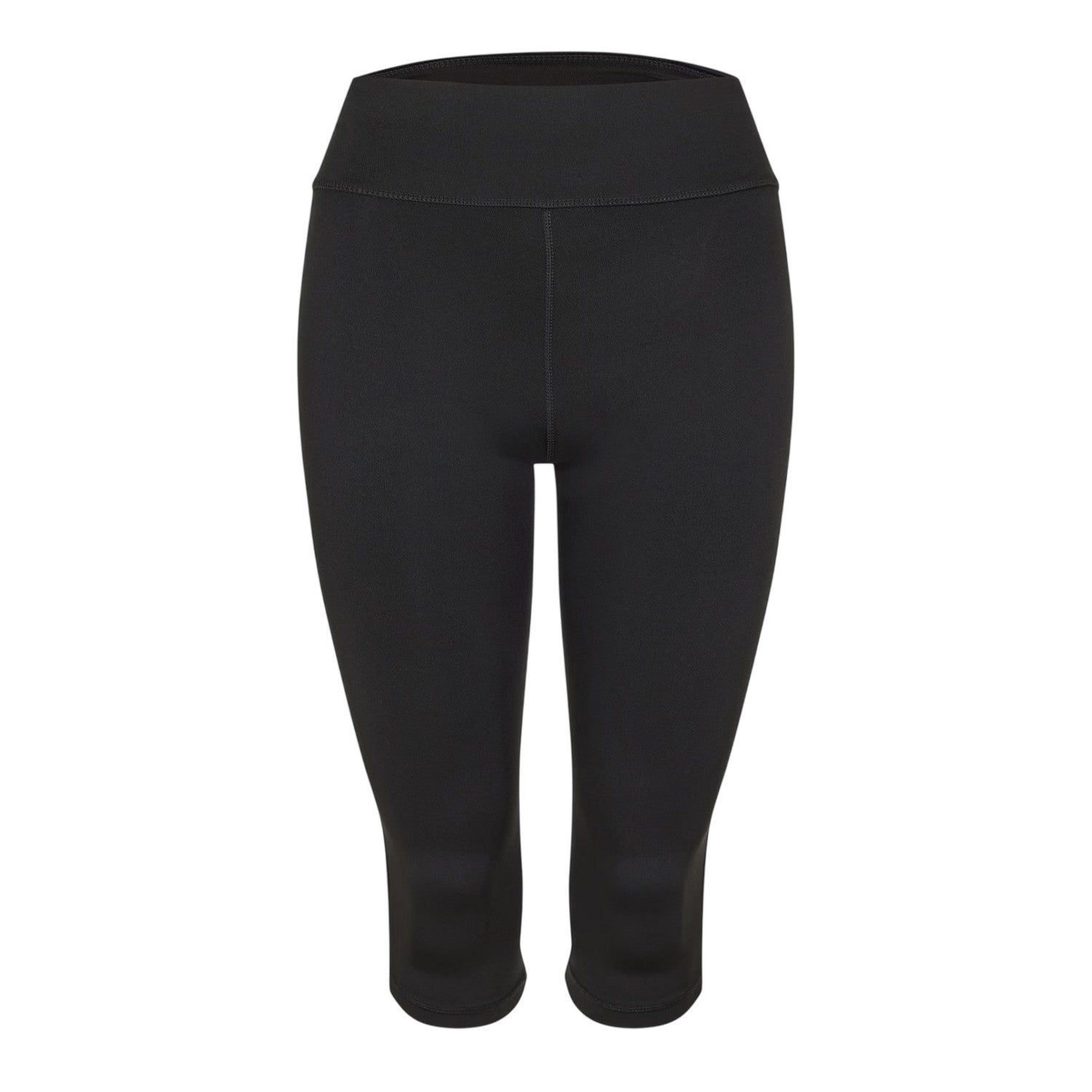 Black - Front - Diadora Womens-Ladies 3-4 Leggings