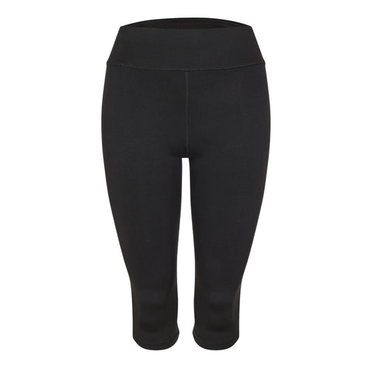 Black - Front - Diadora Womens-Ladies 3-4 Leggings