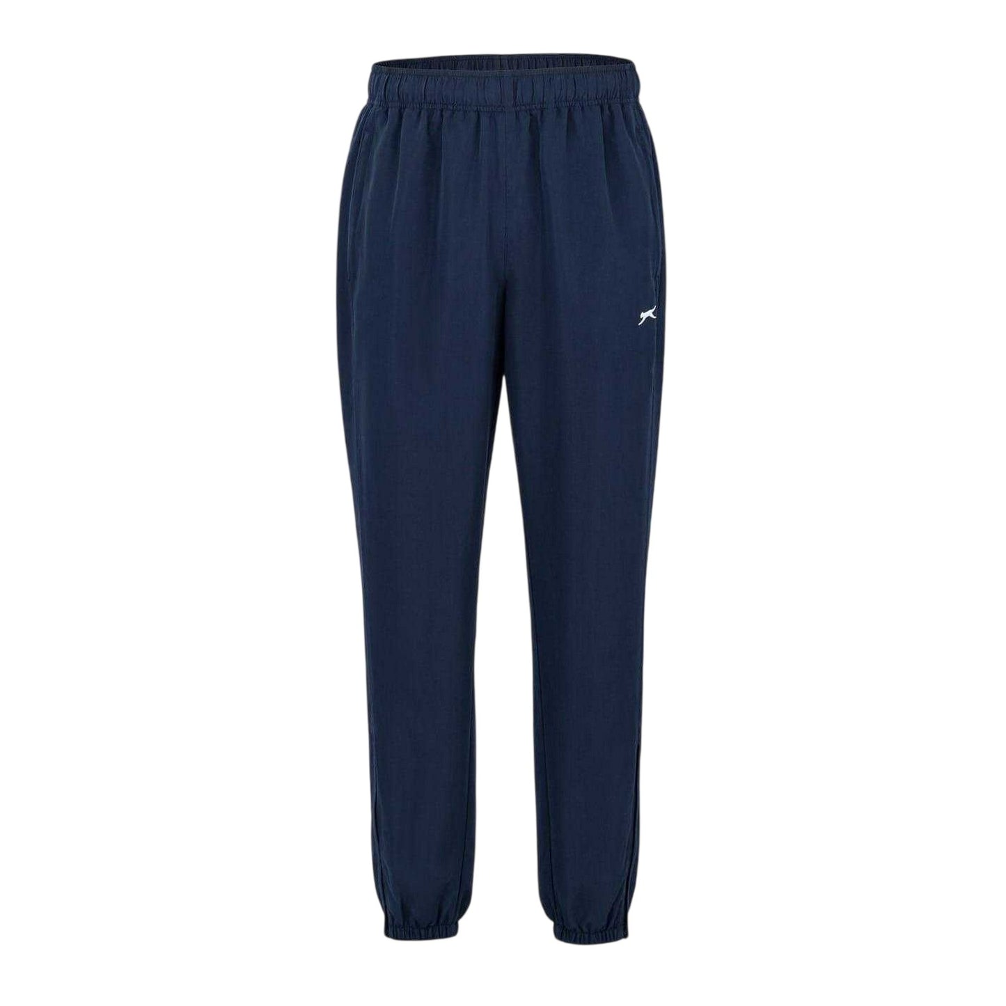 Navy - Front - Slazenger Mens Woven Tracksuit Bottoms