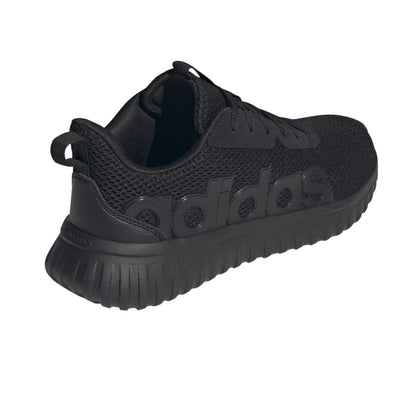 Triple Black - Back - Adidas Mens Kaptir Leather Trainers