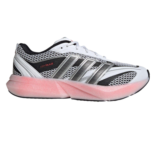White-Black-Red - Front - Adidas Mens Lightblaze Glow Trainers