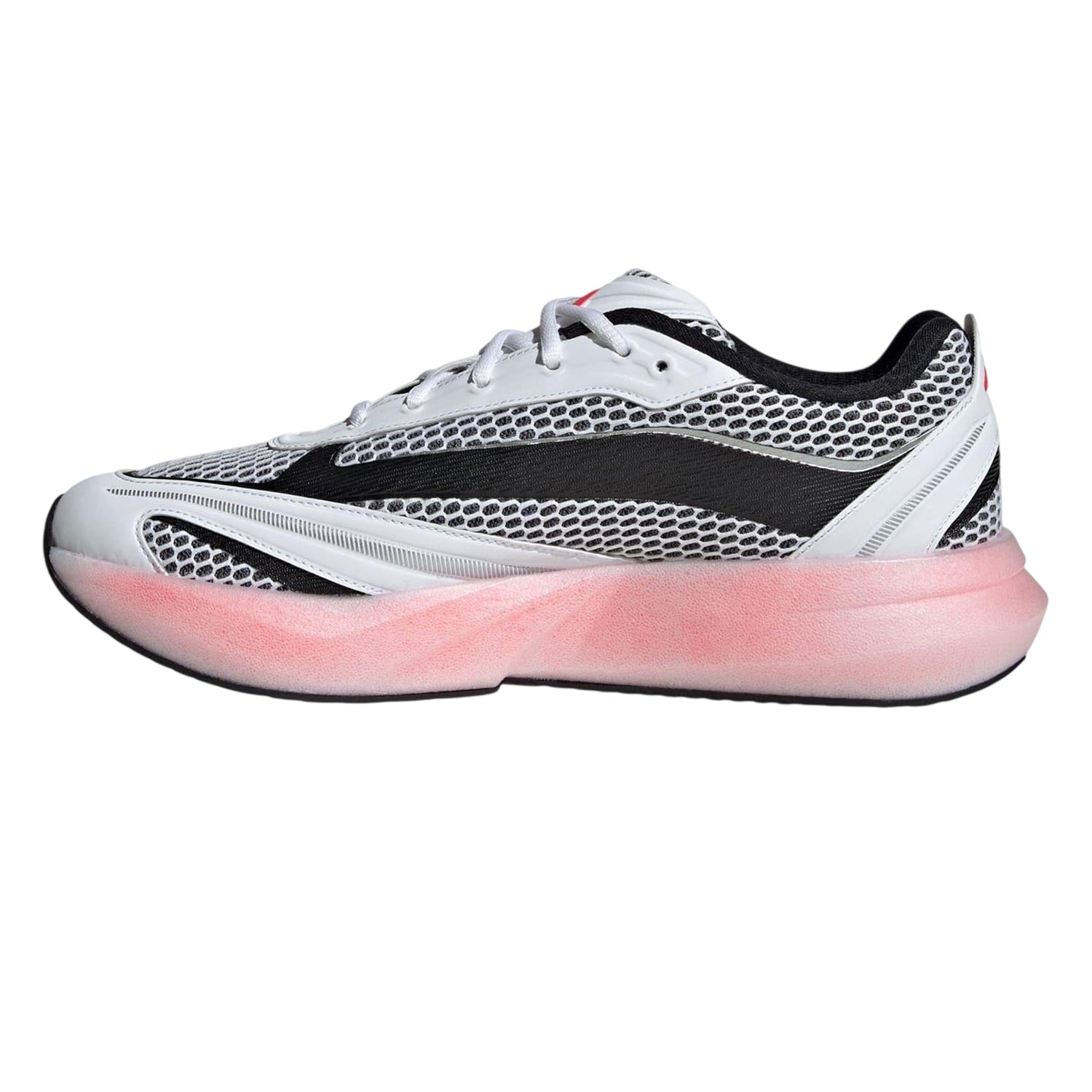 White-Black-Red - Side - Adidas Mens Lightblaze Glow Trainers