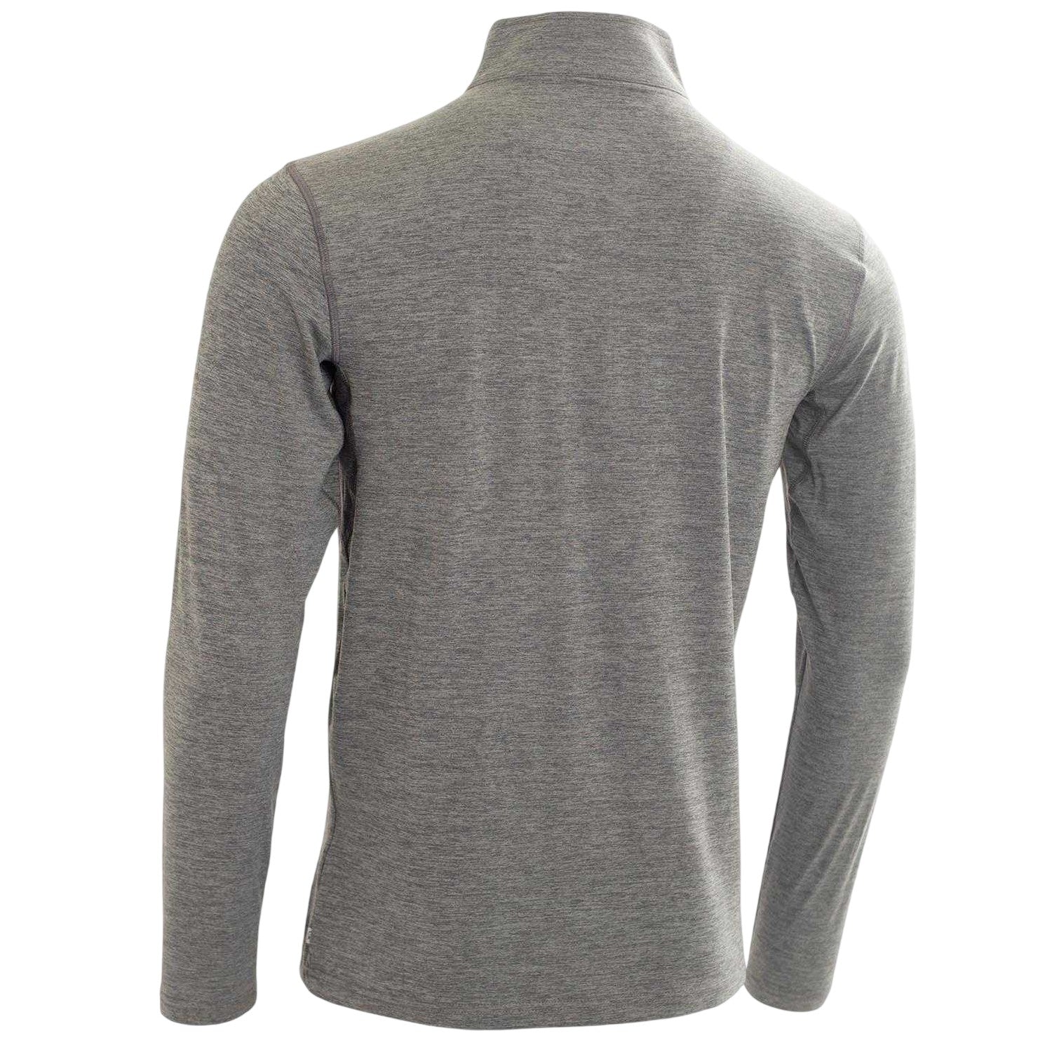 Silver - Back - Calvin Klein Mens Newport Quarter Zip Top
