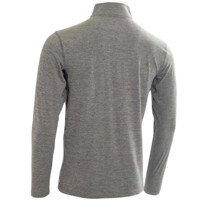 Silver - Back - Calvin Klein Mens Newport Quarter Zip Top