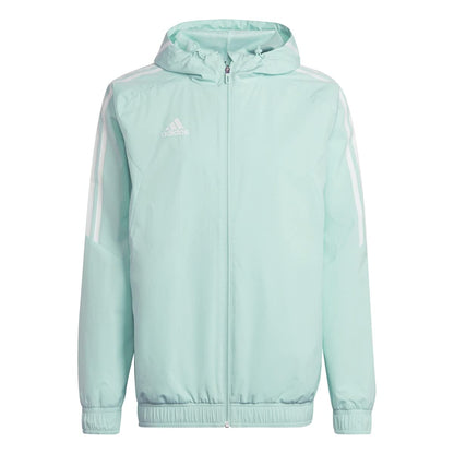 Mint - Front - Adidas Mens Condivo 22 All Weather Jacket