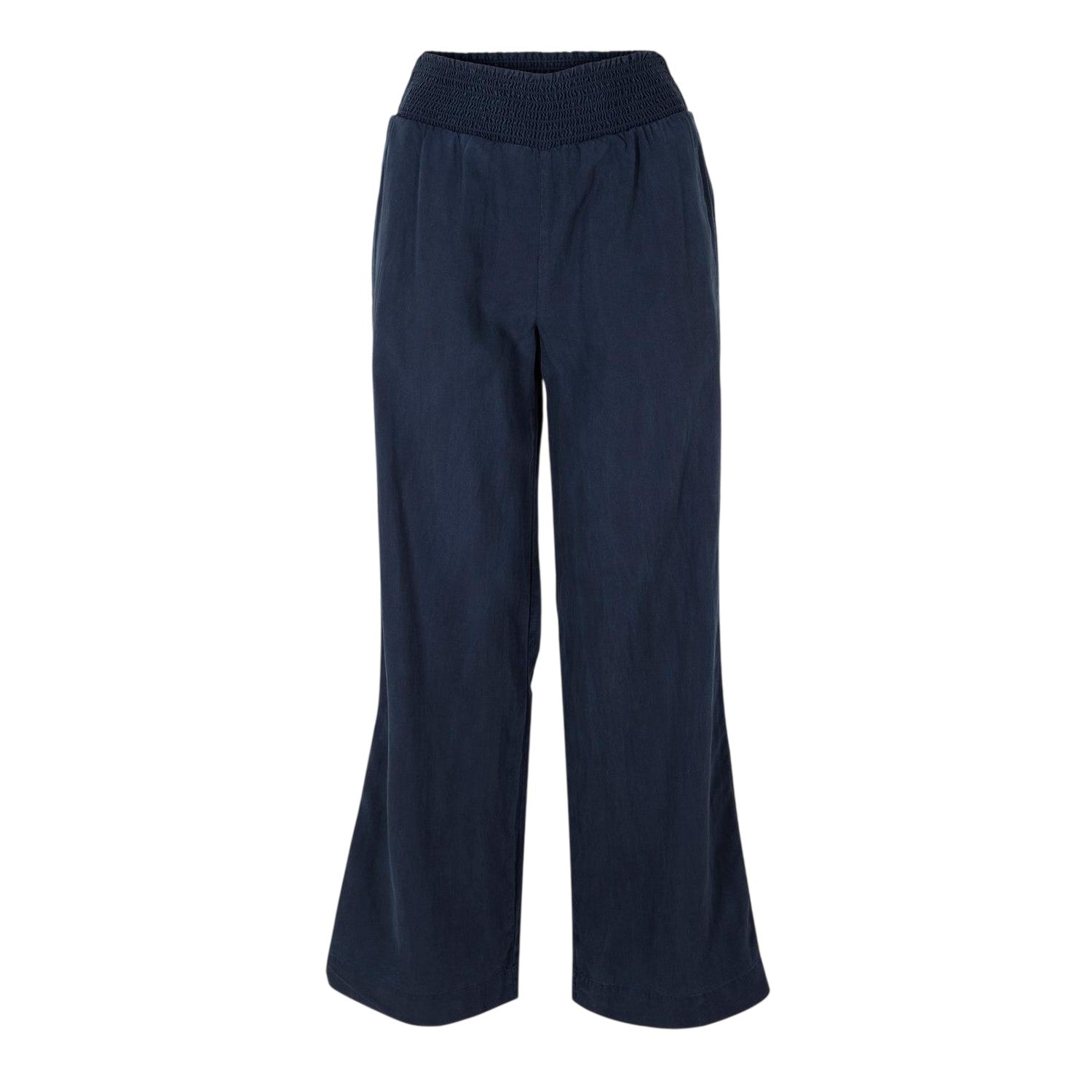 Deep Sea - Front - Bella Dahl Womens-Ladies Wide Leg Palazzo Trousers