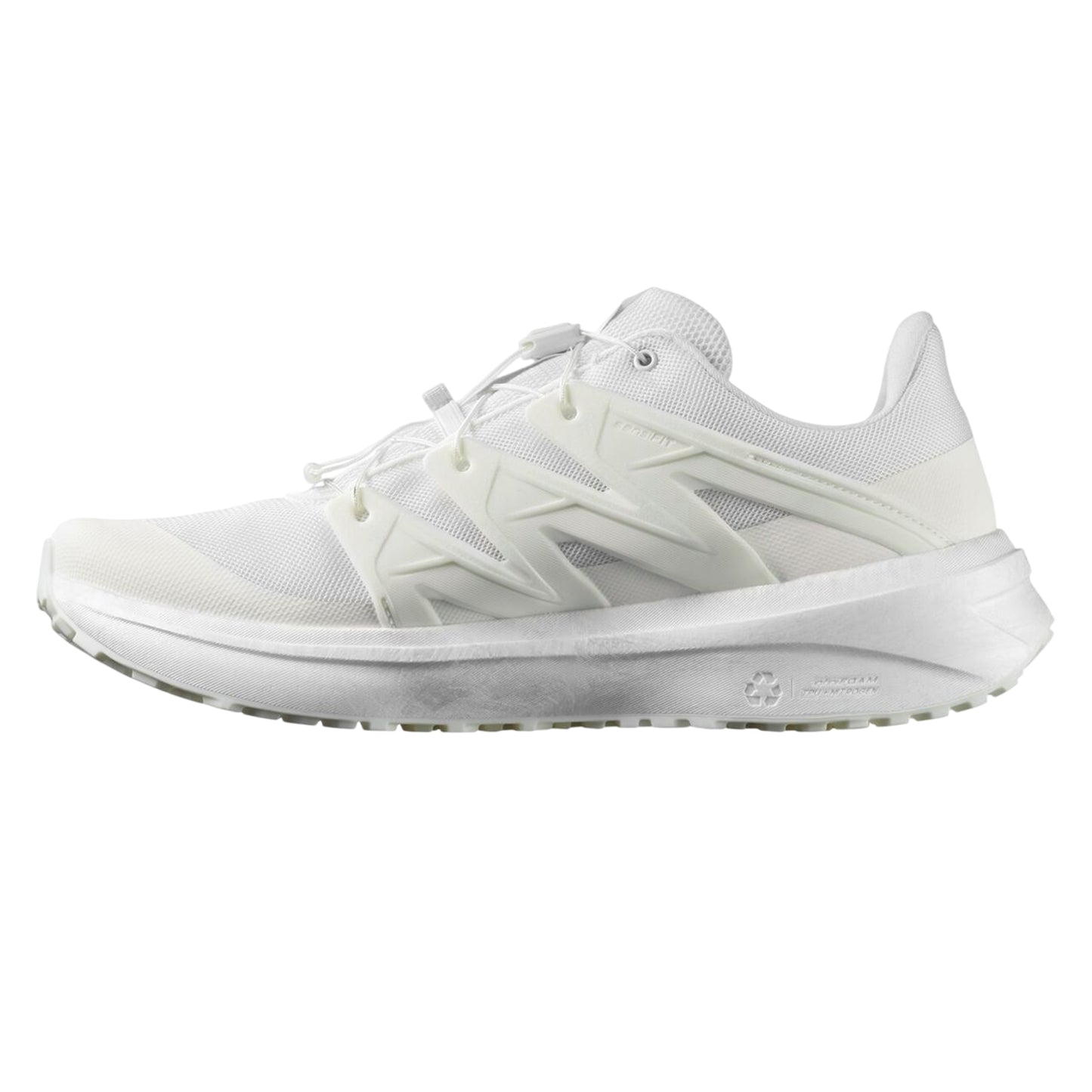 White-Lunar Rock - Side - Salomon Mens X Comf Low Cut Shoes
