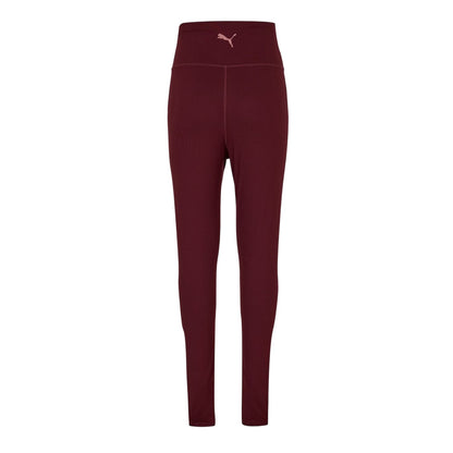 Aubergine - Front - Puma Womens-Ladies Train Tight Leggings