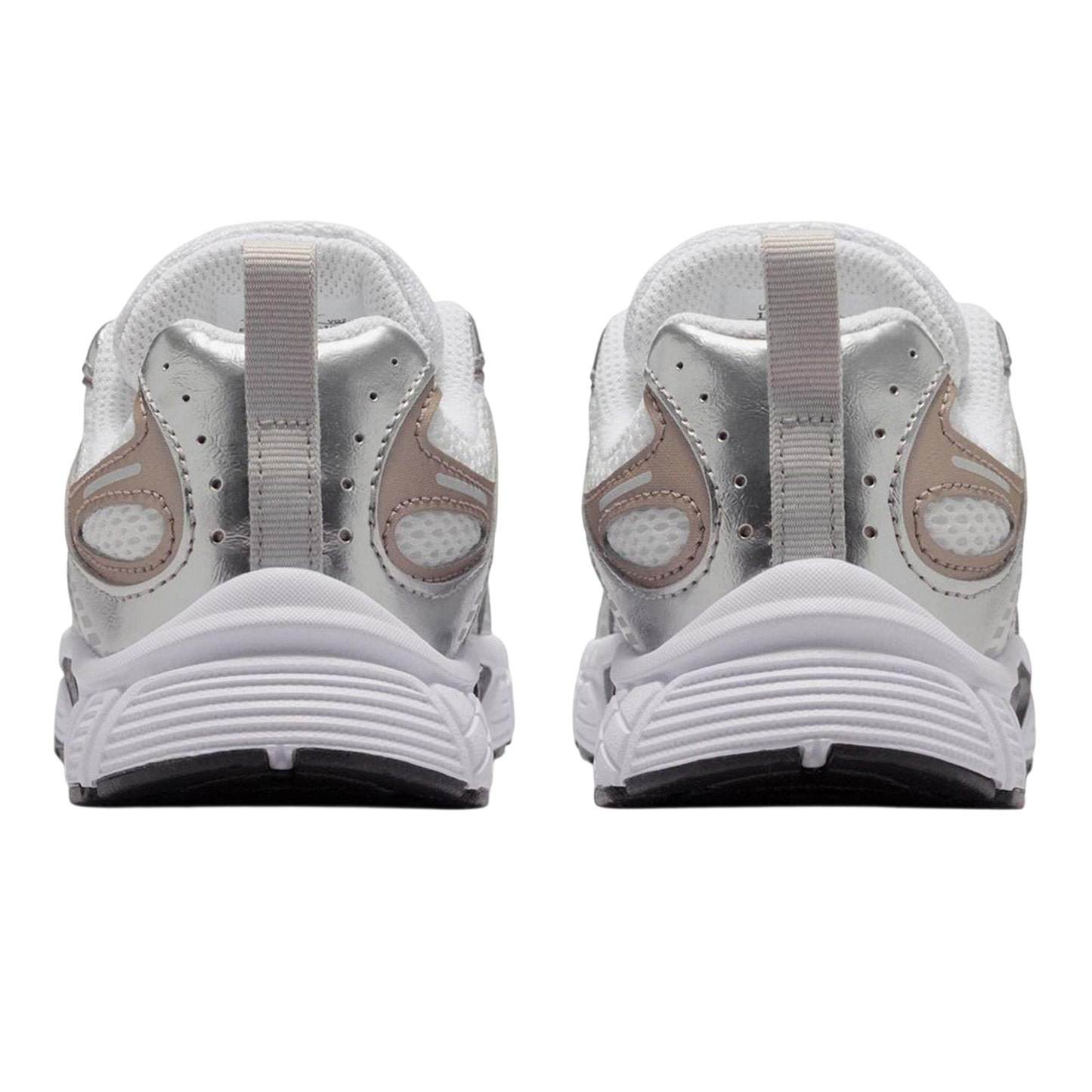 White-Black-Dark Grey-Dark Red - Back - Nike Childrens-Kids V5 RNR Running Shoes