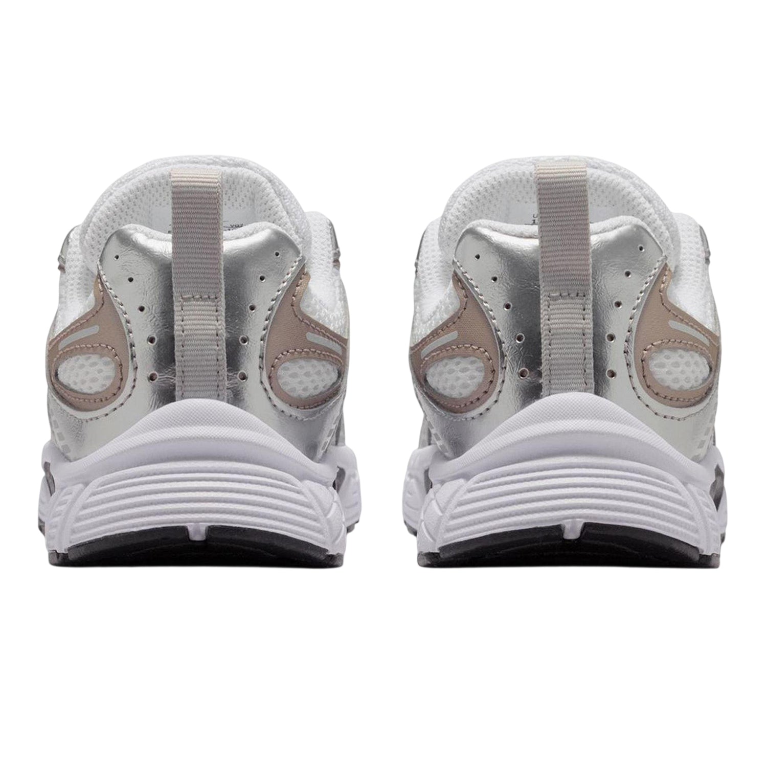 White-Black-Dark Grey-Dark Red - Back - Nike Childrens-Kids V5 RNR Running Shoes