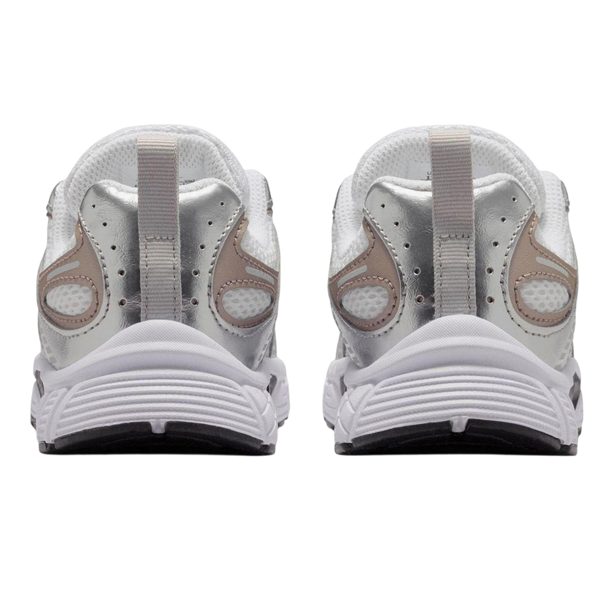 White-Black-Dark Grey-Dark Red - Back - Nike Childrens-Kids V5 RNR Running Shoes