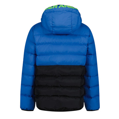Navy-Tech Blue - Back - Under Armour Childrens-Kids Pronto Polyester Puffer Jacket