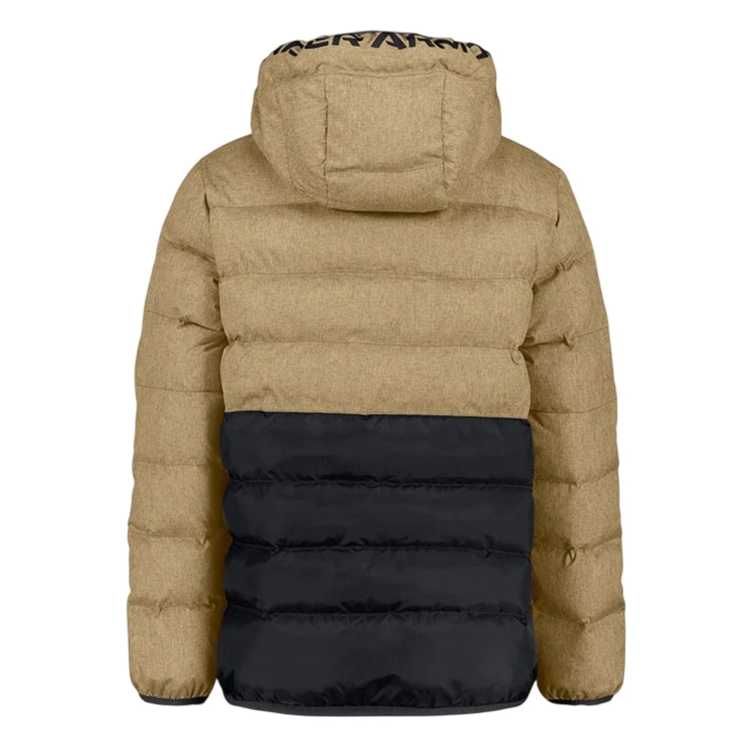 Camel-Black - Back - Under Armour Childrens-Kids Pronto Polyester Puffer Jacket