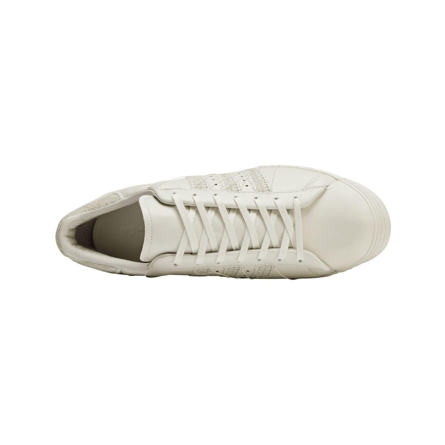 Off White - Side - Y-3 Mens Superstar Suede Trainers
