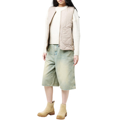 Light Beige - Lifestyle - Timberland Womens-Ladies Brimfield Suede Block Heel Chelsea Boots