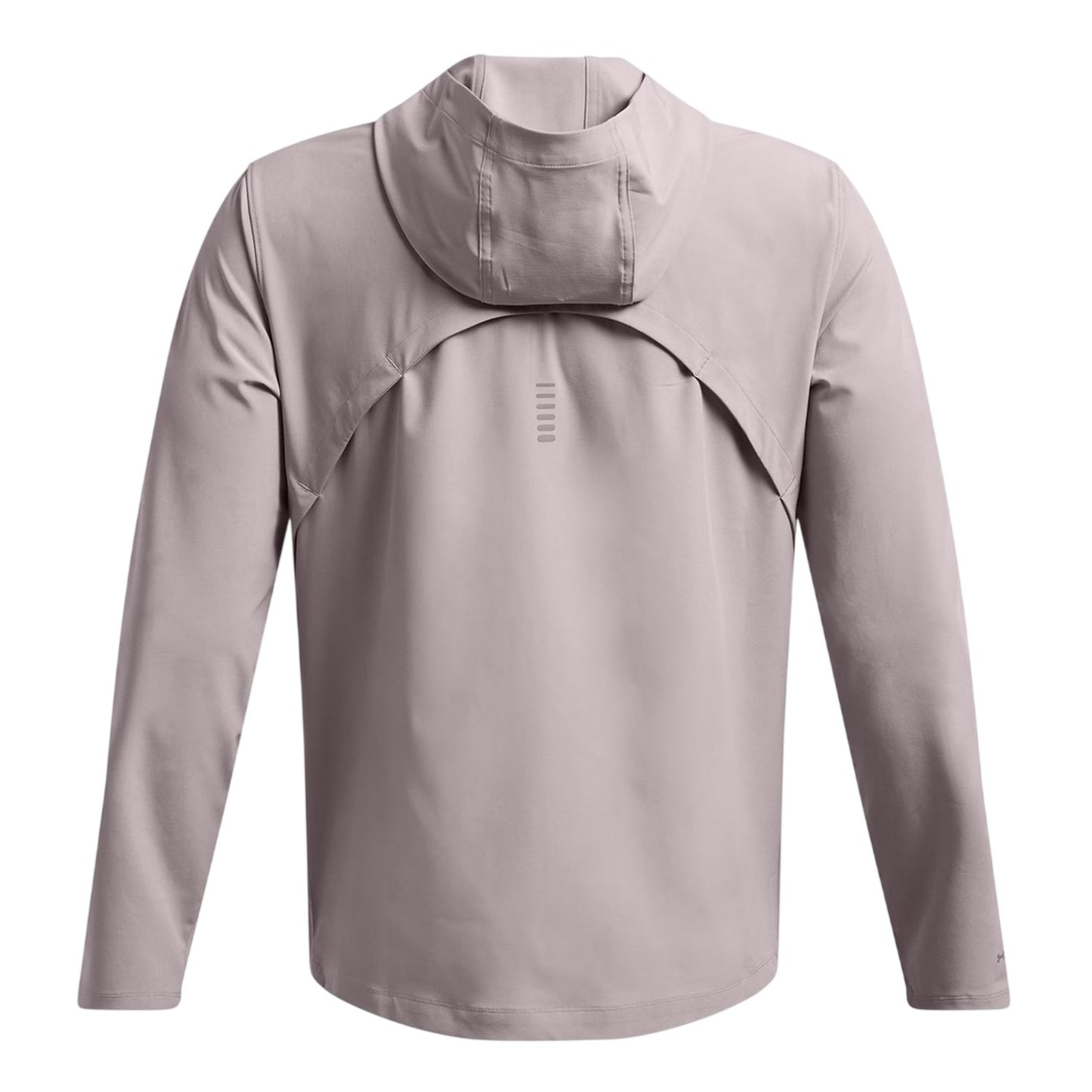 Gray Dawn - Back - Under Armour Mens Outrun Hooded Jacket