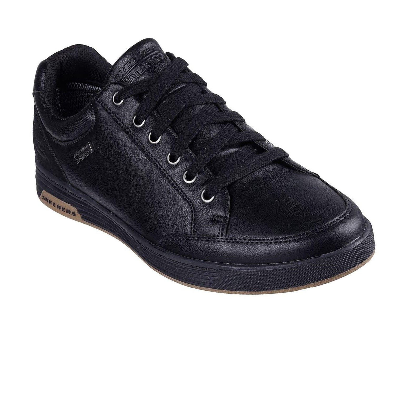 Black - Pack Shot - Skechers Mens Cavell Sparkman Shoes