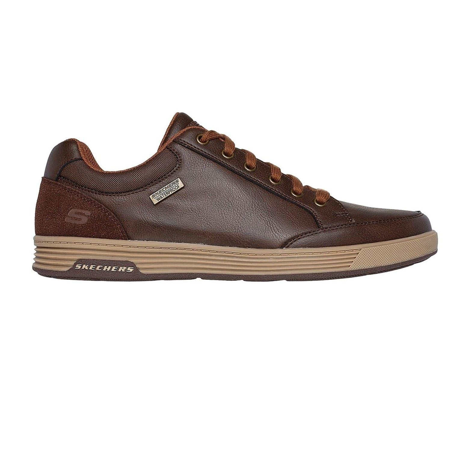 Chocolate - Front - Skechers Mens Cavell Sparkman Shoes