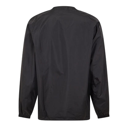 Black - Back - Nike Mens V Neck Drill Top