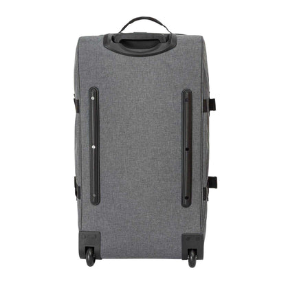 Grey - Back - Linea Travel Wheeled Duffel Bag