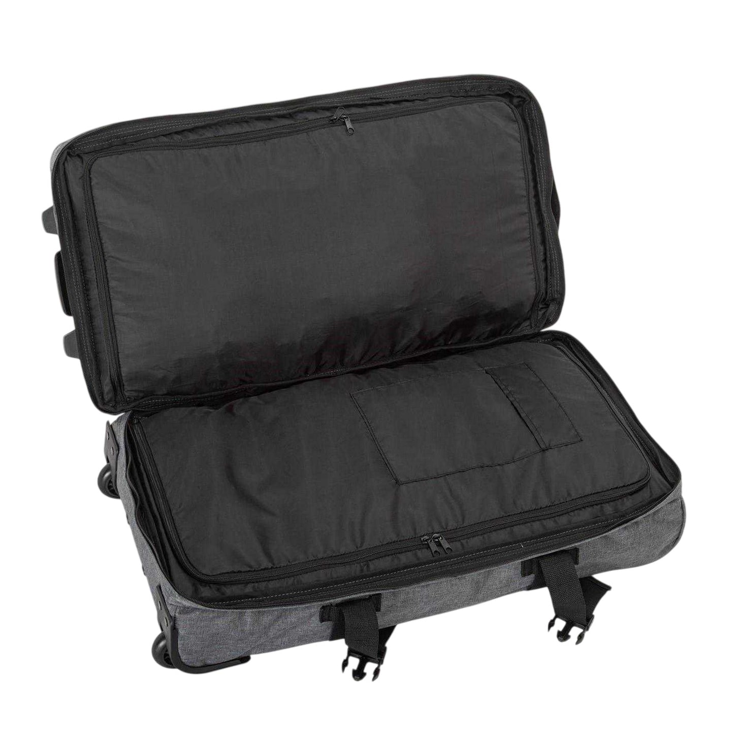 Grey - Side - Linea Travel Wheeled Duffel Bag