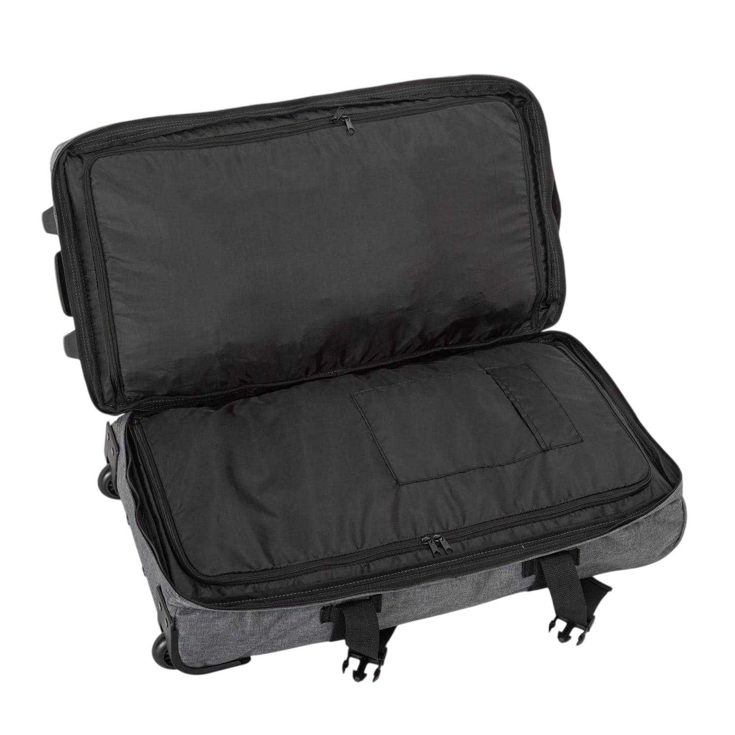 Grey - Side - Linea Travel Wheeled Duffel Bag