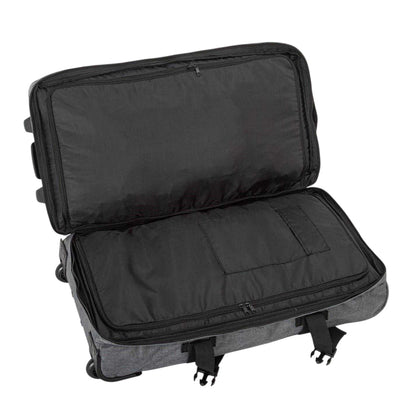Grey - Side - Linea Travel Wheeled Duffel Bag