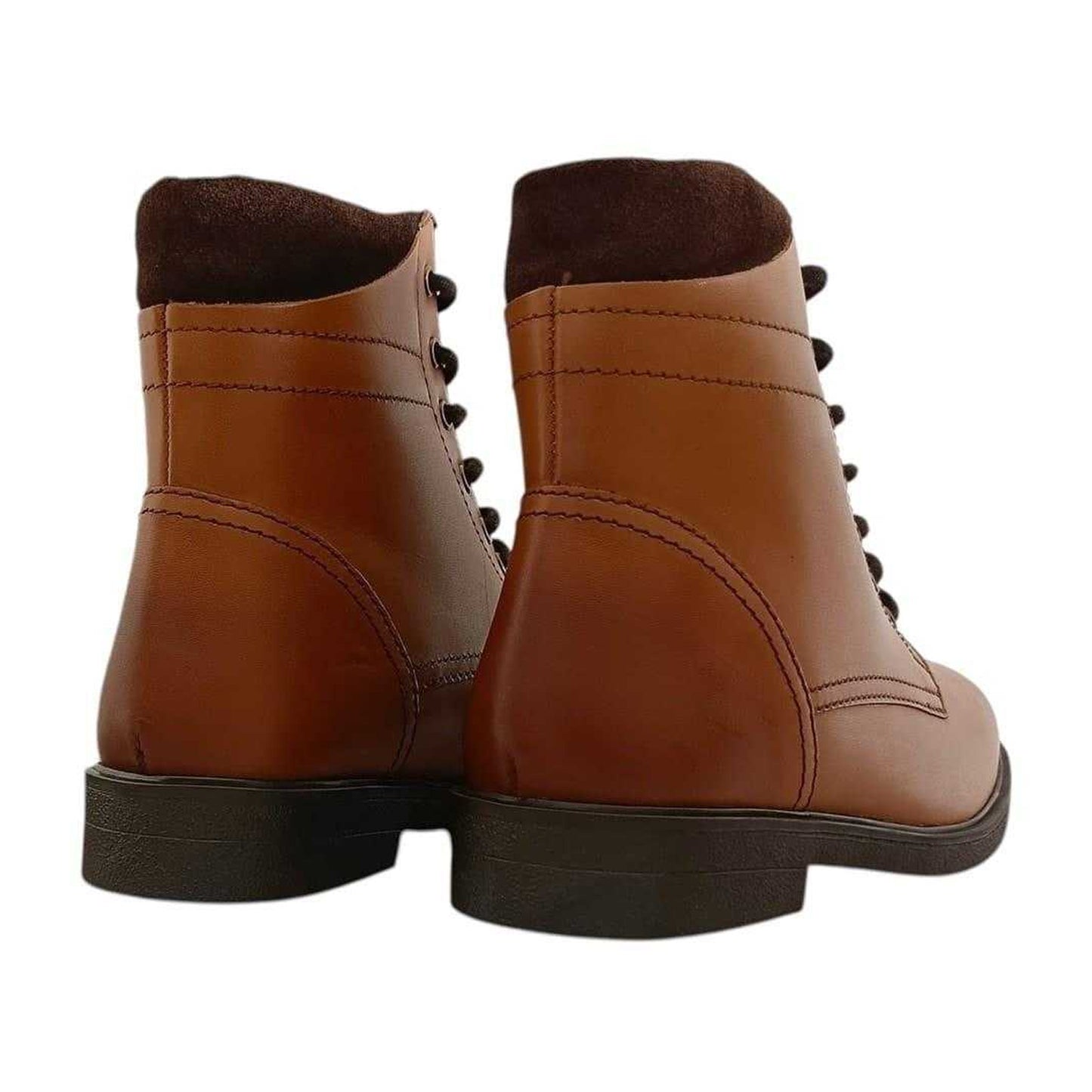 Dark Tan - Back - Firetrap Womens-Ladies Mystic Leather Ankle Boots