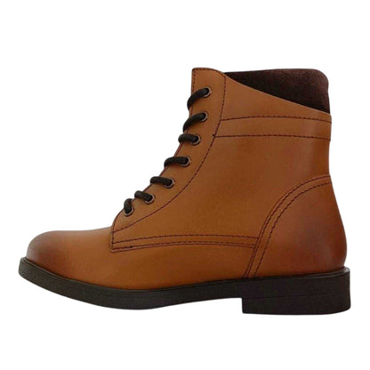 Dark Tan - Side - Firetrap Womens-Ladies Mystic Leather Ankle Boots