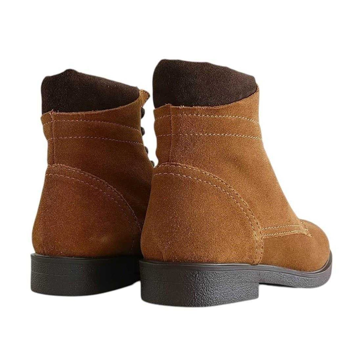 Tan - Back - Firetrap Womens-Ladies Mystic Leather Ankle Boots