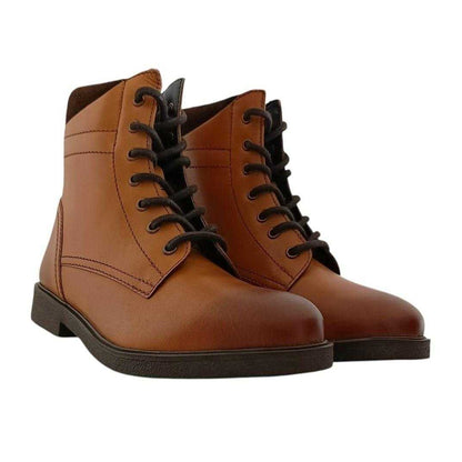 Dark Tan - Front - Firetrap Womens-Ladies Mystic Leather Ankle Boots