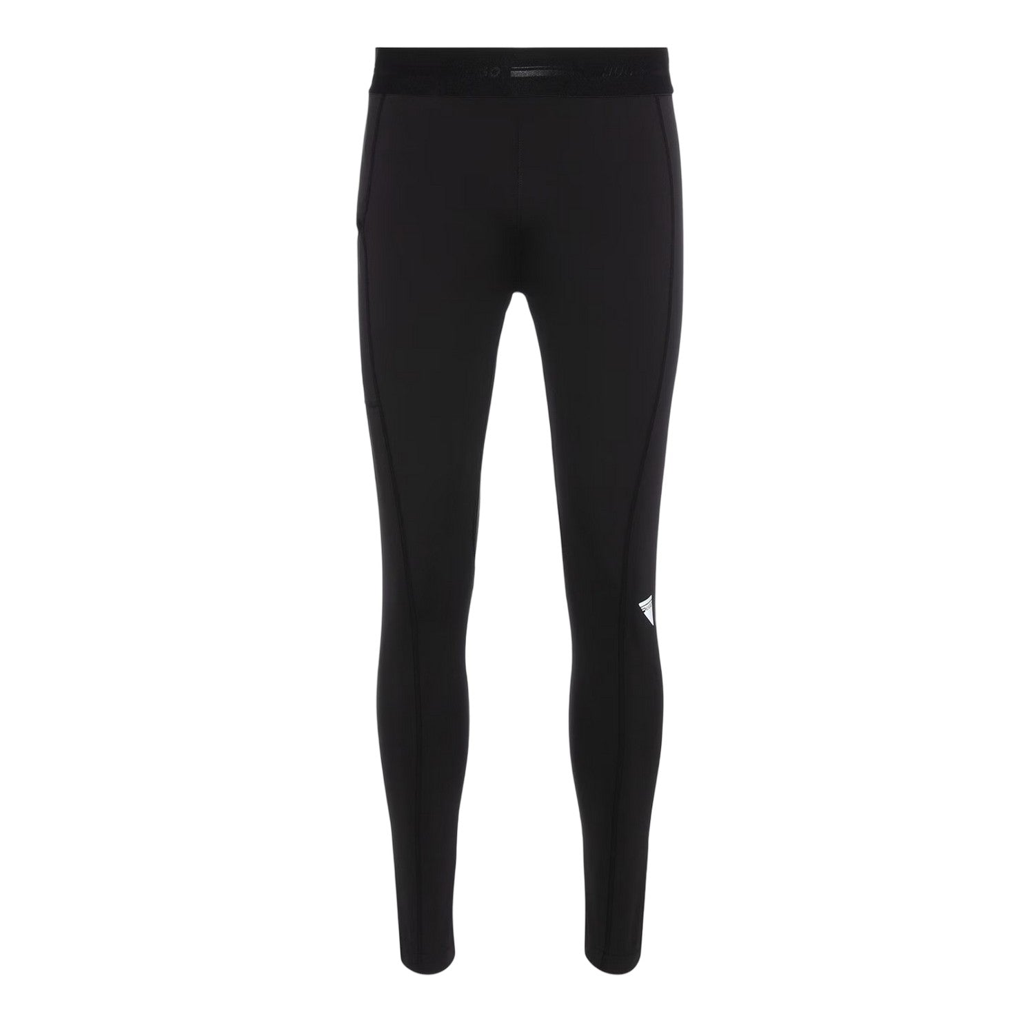 Black - Front - Hugo Mens Deeflaty Running Tights