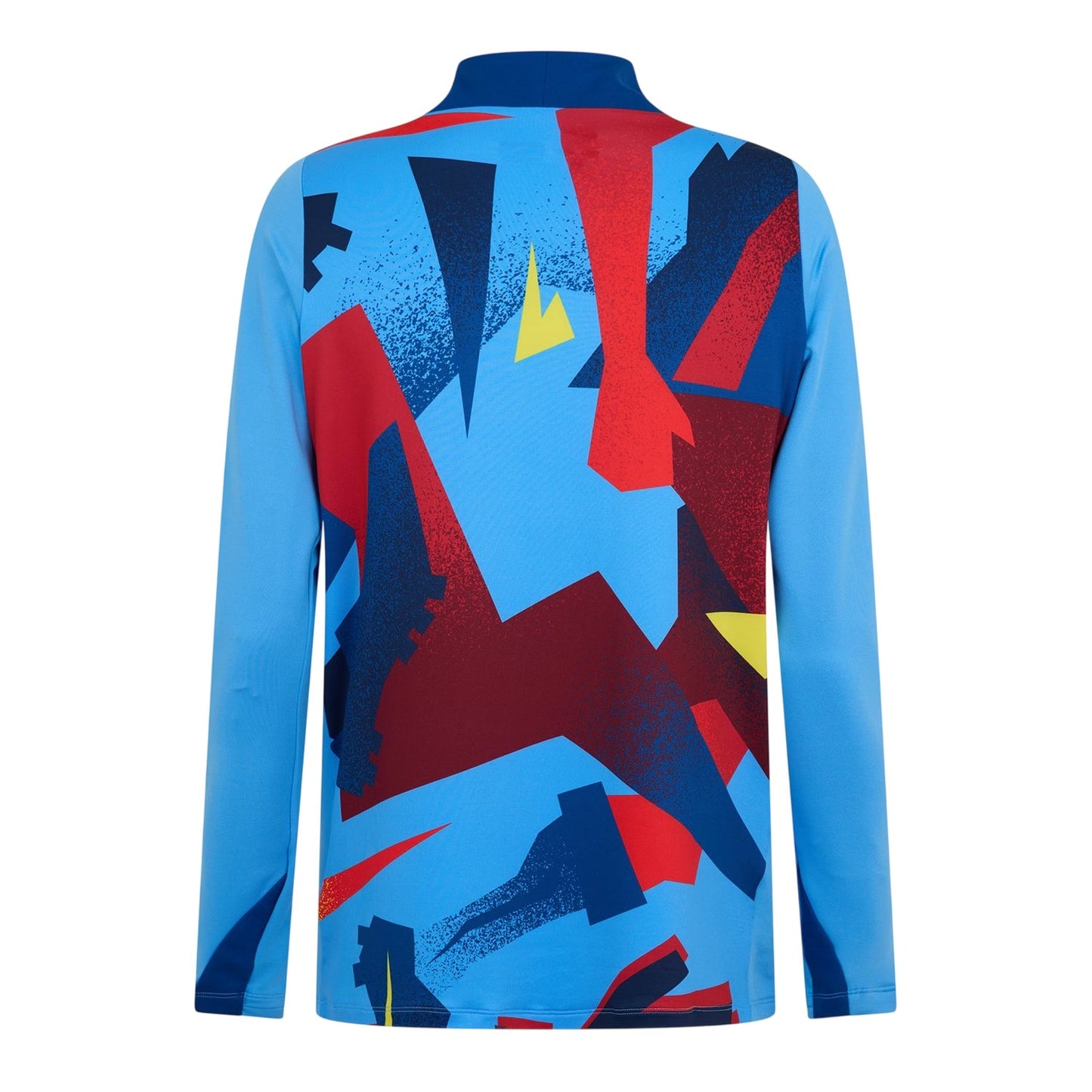 Blue-Yellow - Back - FC Barcelona Mens Pre-Match Nike Sweatshirt