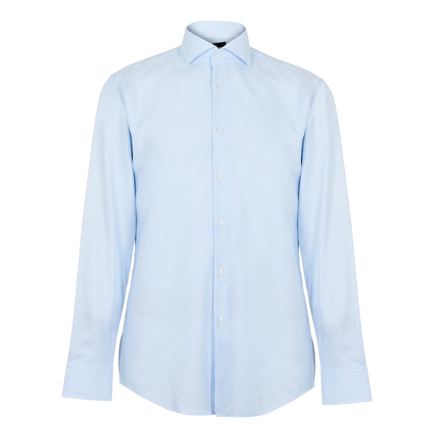 Pastel Blue - Front - Boss Mens Joe Spread Collar Long-Sleeved Shirt