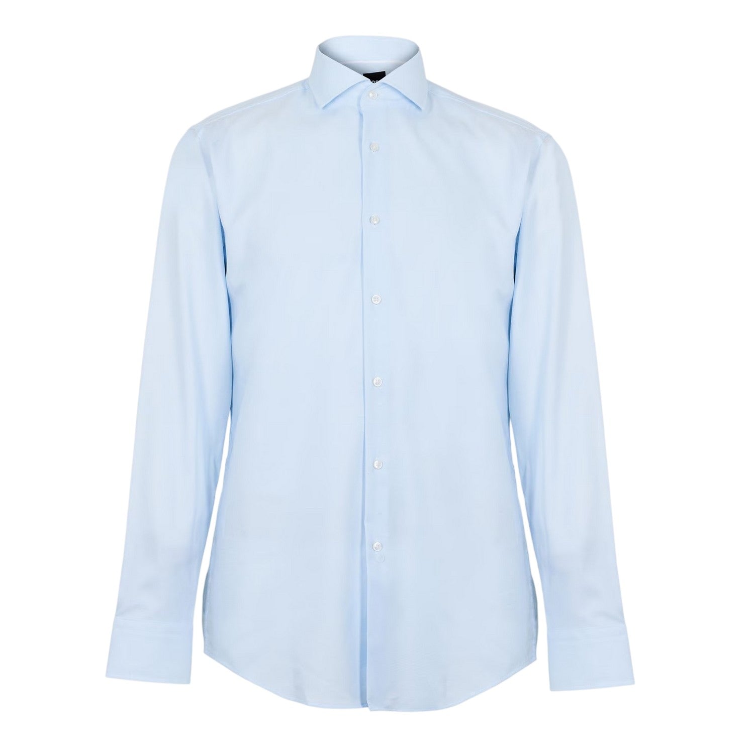 Pastel Blue - Front - Boss Mens Joe Spread Collar Long-Sleeved Shirt