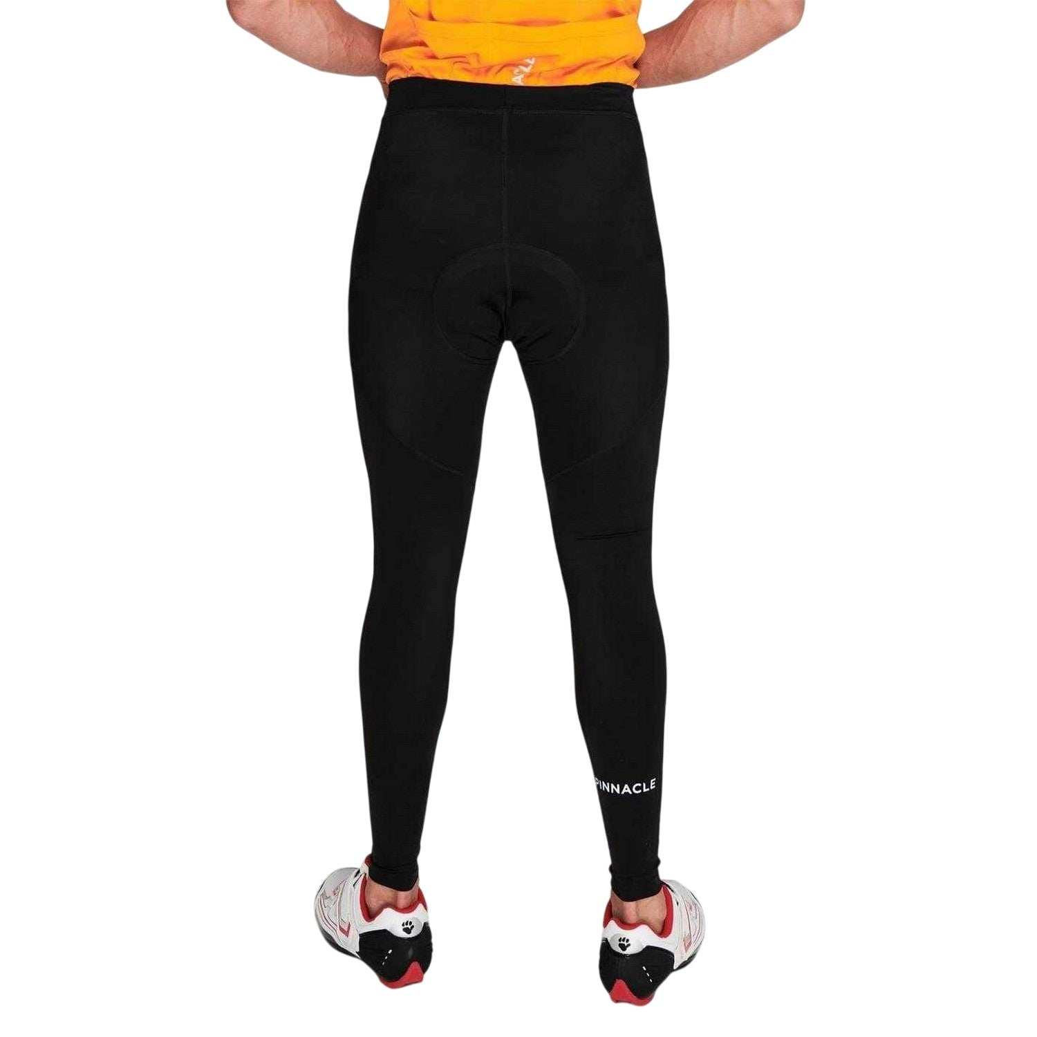 Black - Back - Pinnacle Mens Cycling Tights