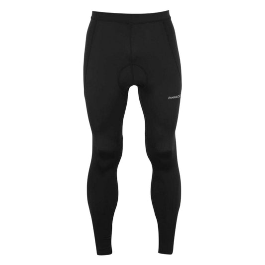 Black - Front - Pinnacle Mens Cycling Tights