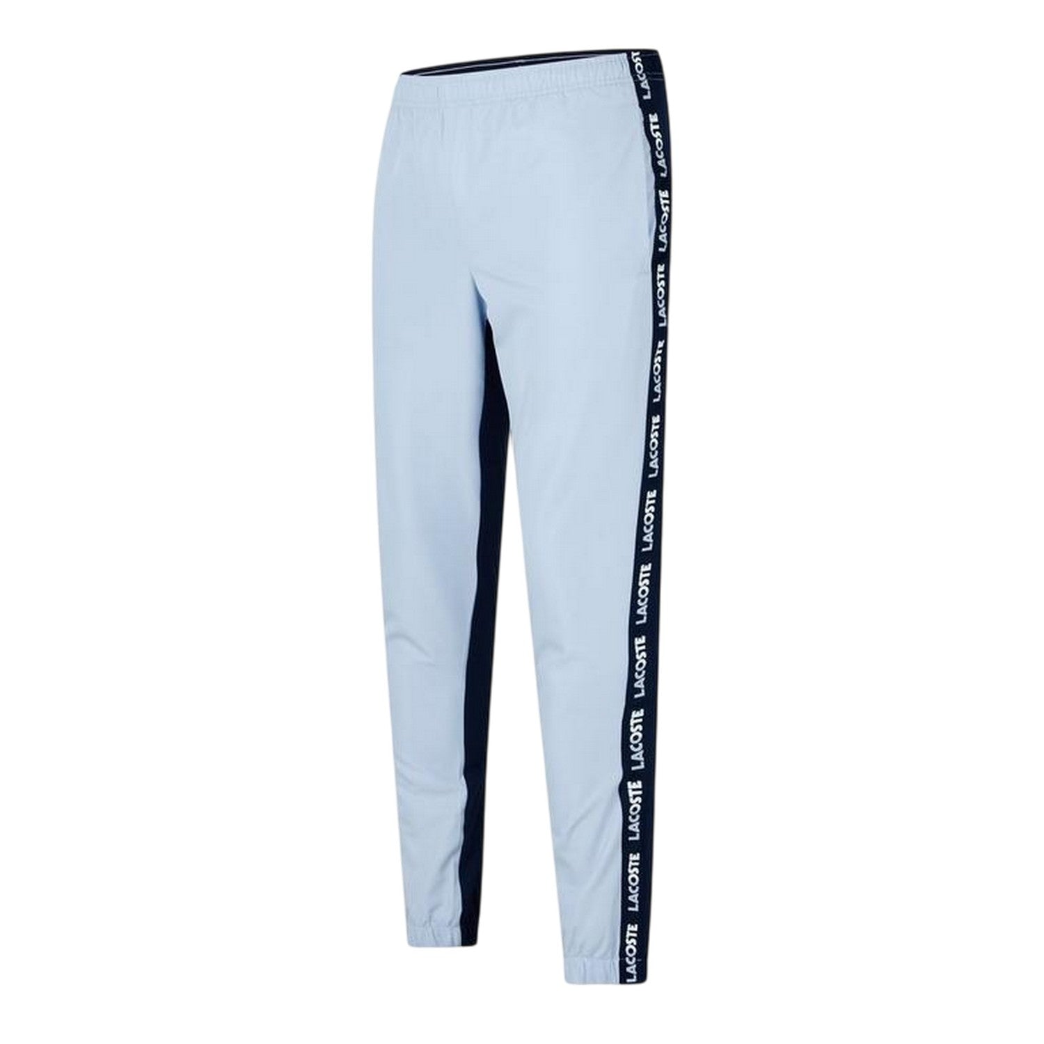 Sky Blue-Navy - Side - Lacoste Mens XH7587 Tracksuit Bottoms