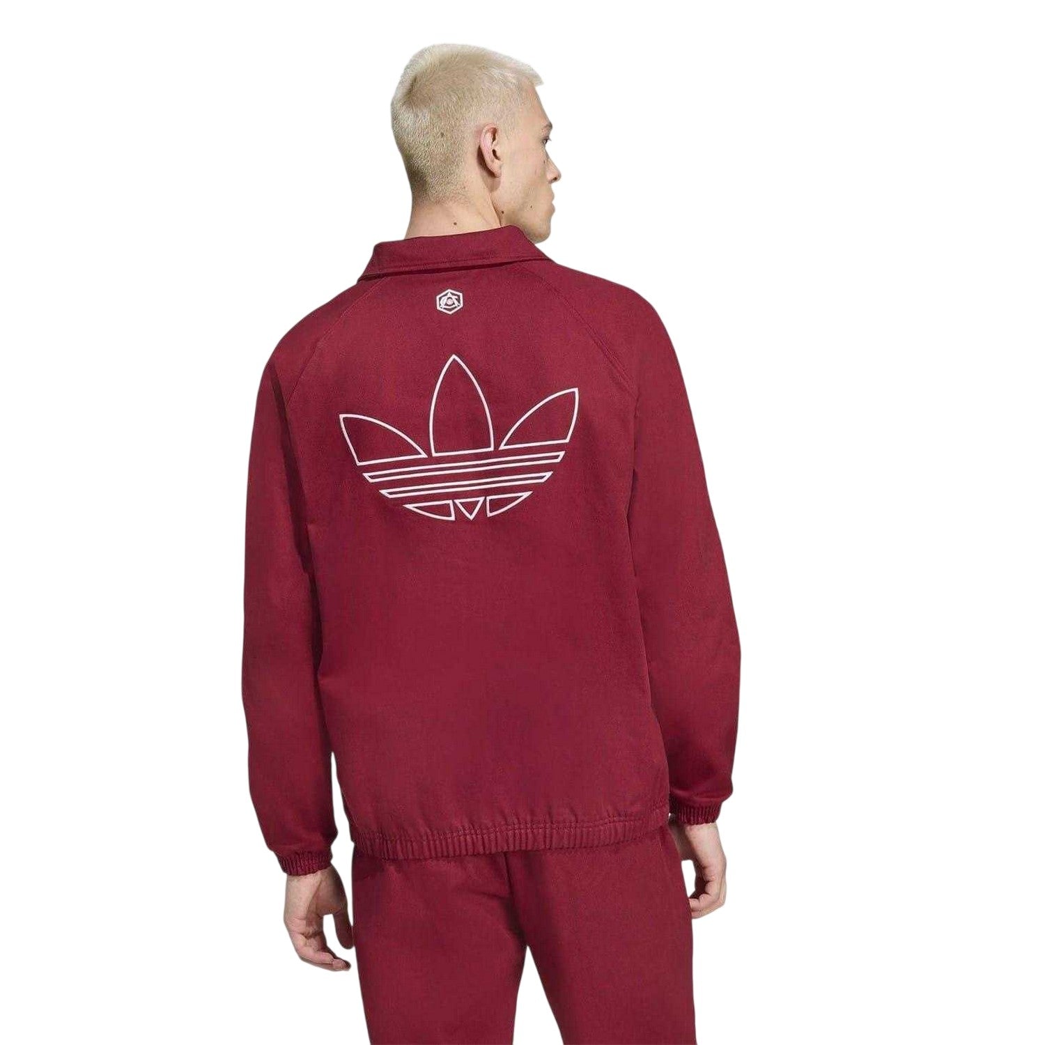 Red - Back - Arsenal Mens Terrace Icons Adidas Sweatshirt