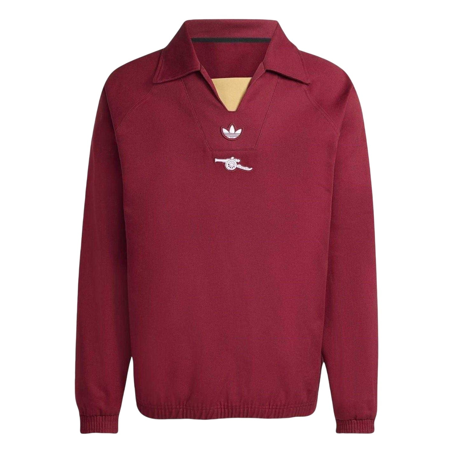 Red - Front - Arsenal Mens Terrace Icons Adidas Sweatshirt