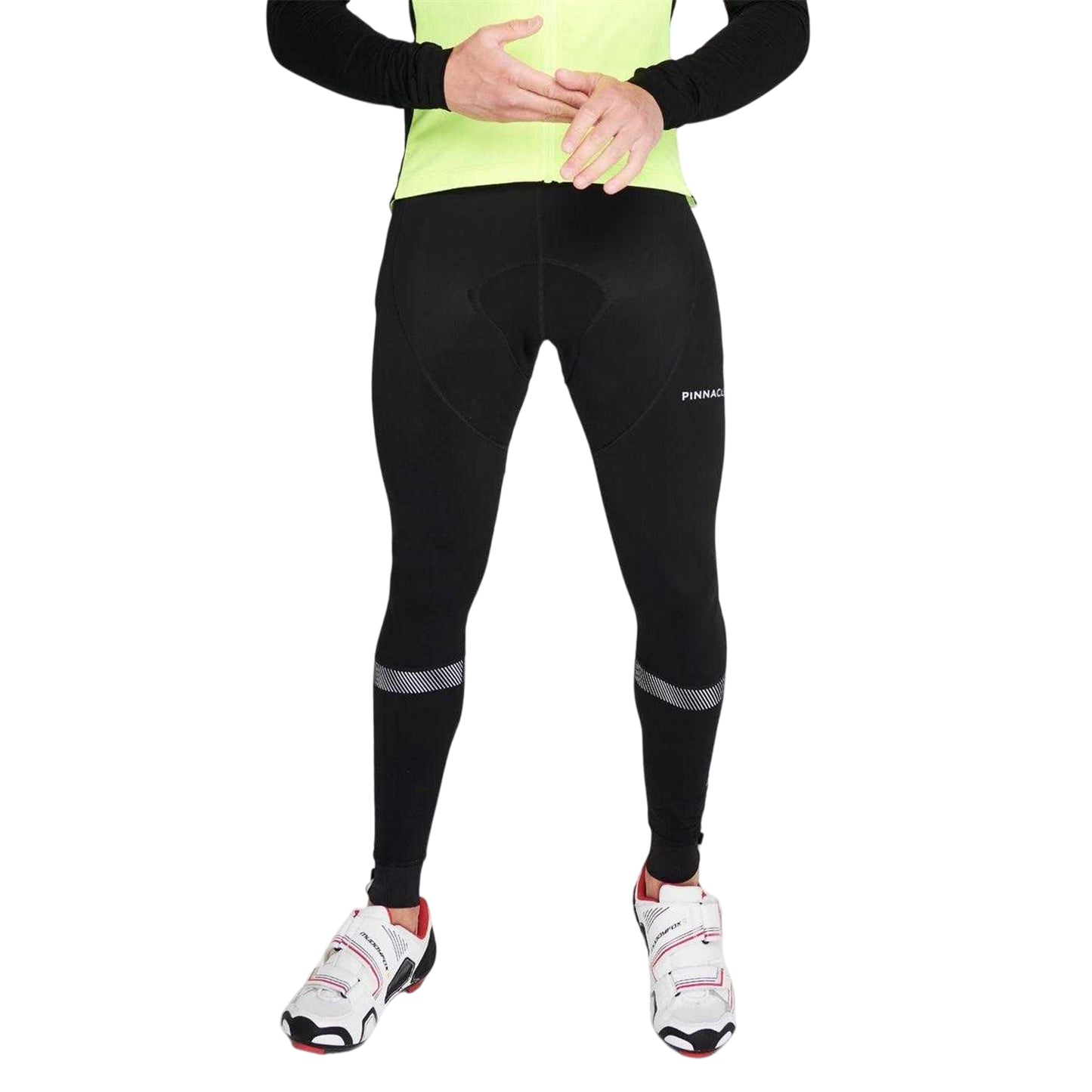Black - Side - Pinnacle Mens Race Tights
