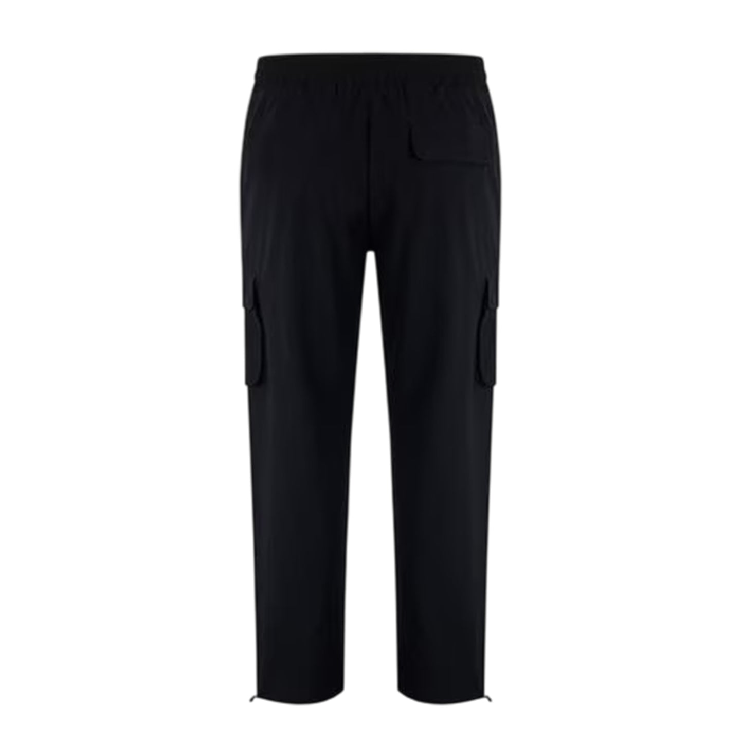 Black - Back - Firetrap Mens Tech Regular Combat Trousers
