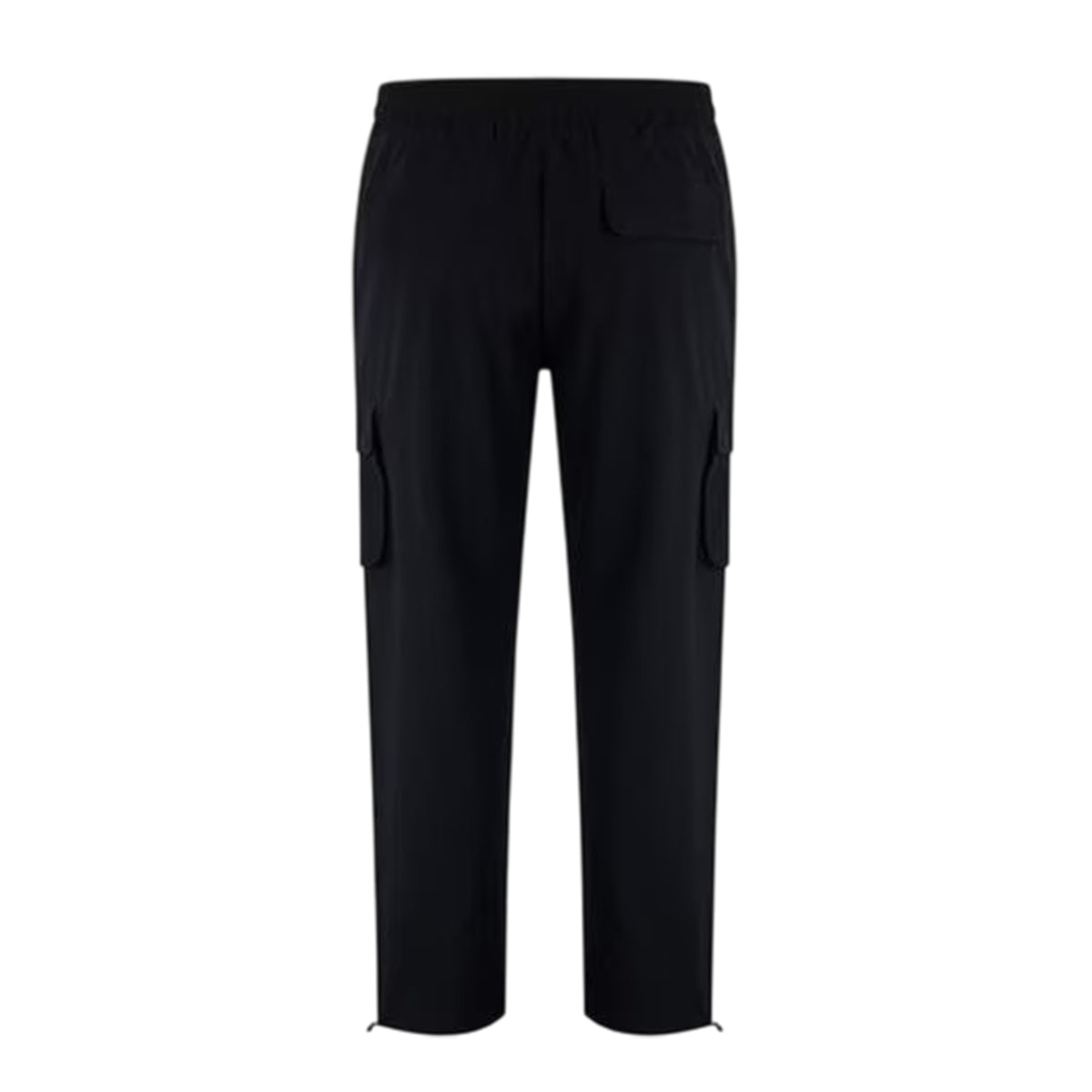 Black - Back - Firetrap Mens Tech Regular Combat Trousers