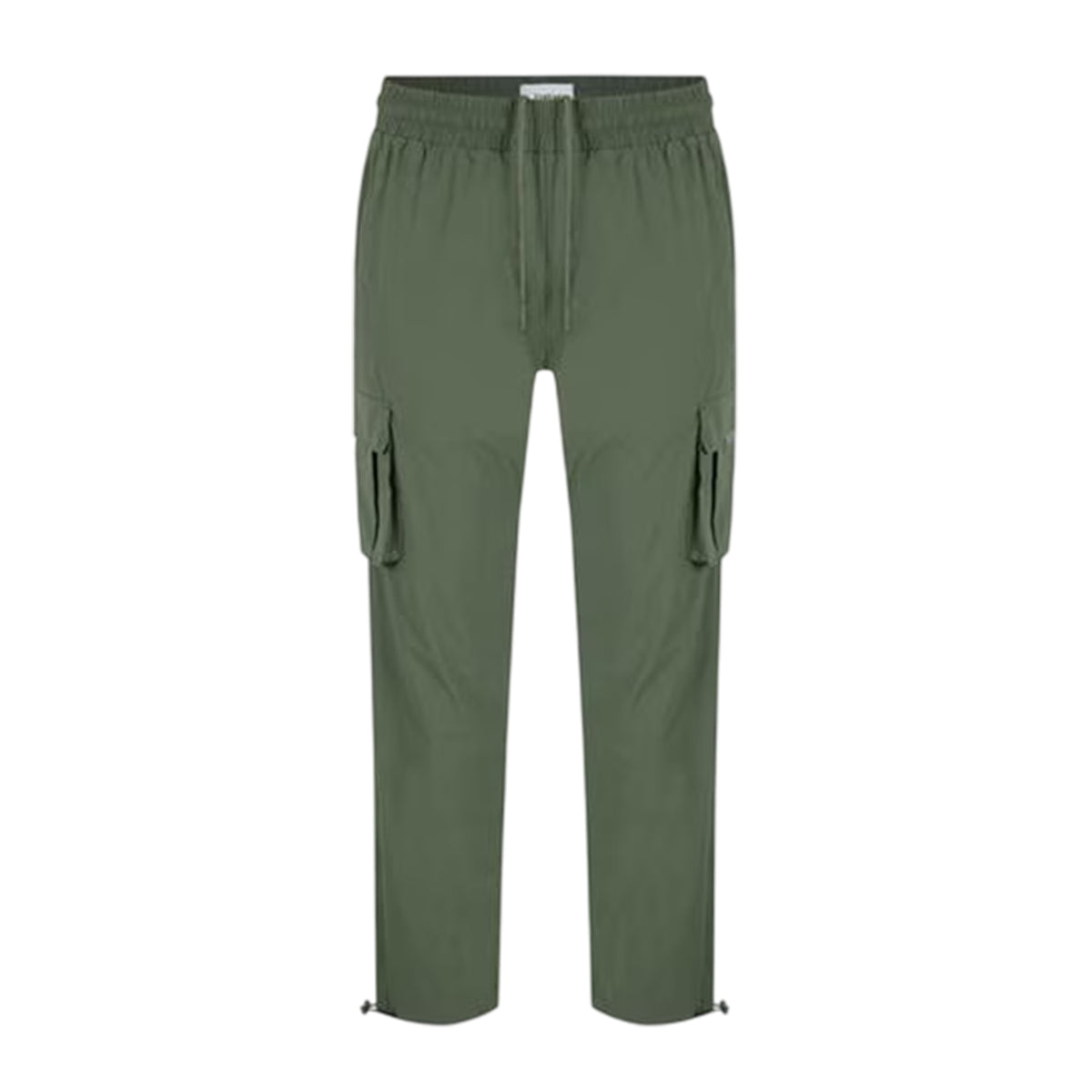 Khaki Green - Front - Firetrap Mens Tech Regular Combat Trousers