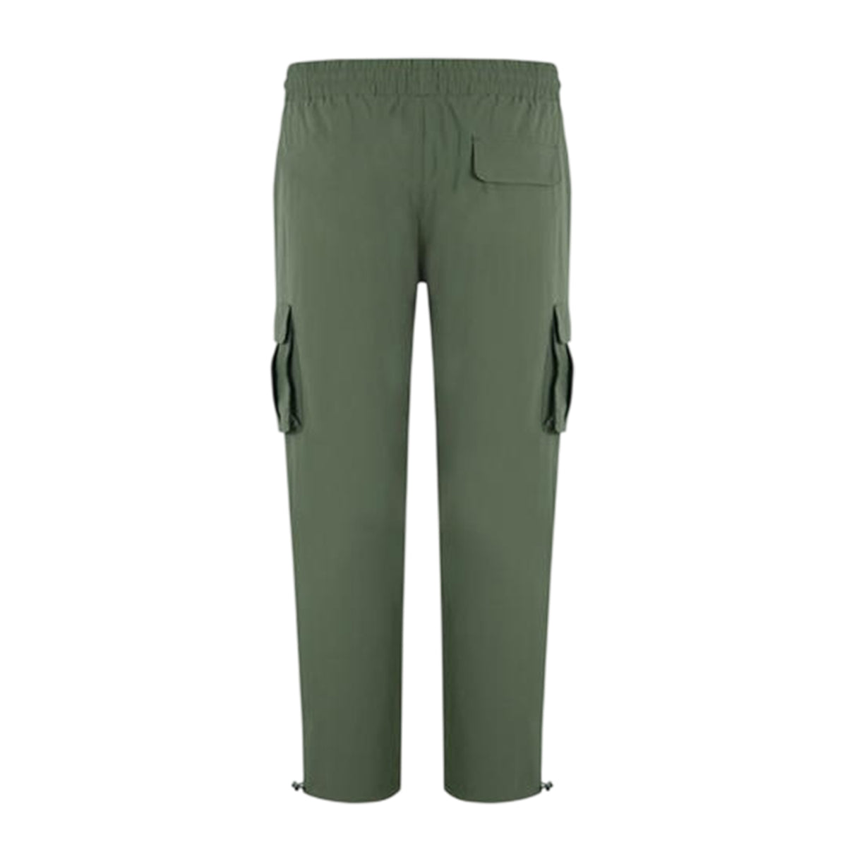 Khaki Green - Back - Firetrap Mens Tech Regular Combat Trousers