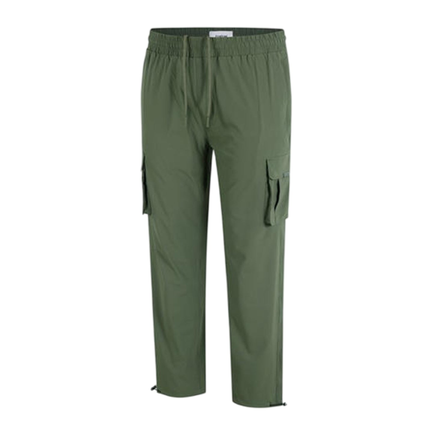 Khaki Green - Side - Firetrap Mens Tech Regular Combat Trousers