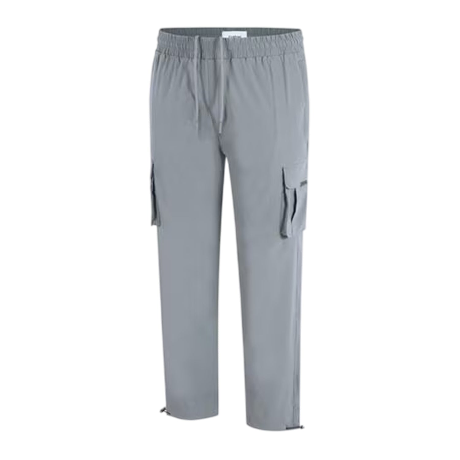 Light Grey - Side - Firetrap Mens Tech Regular Combat Trousers
