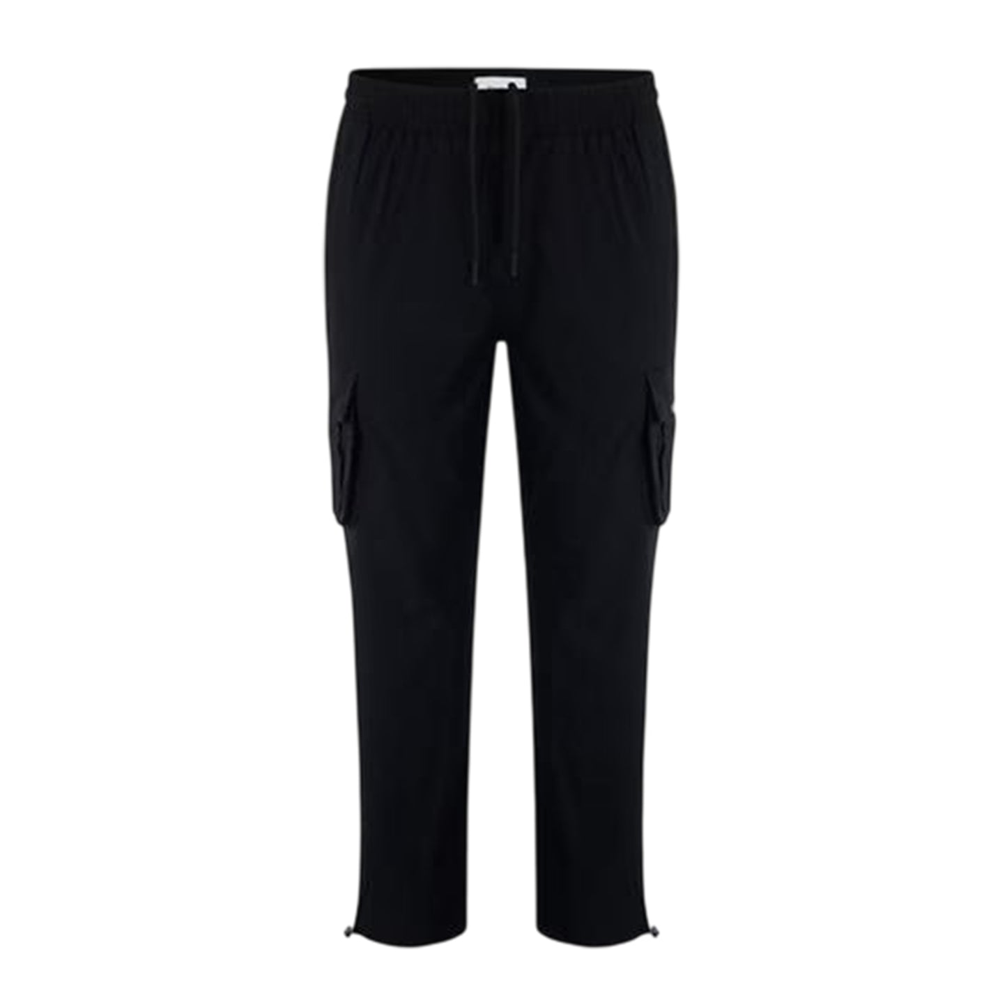 Black - Front - Firetrap Mens Tech Regular Combat Trousers