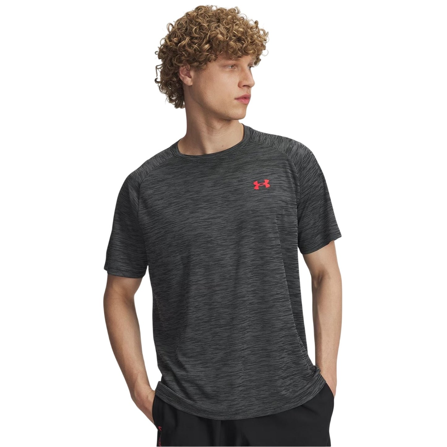 Dark Grey - Front - Under Armour Mens 2.0 T-Shirt